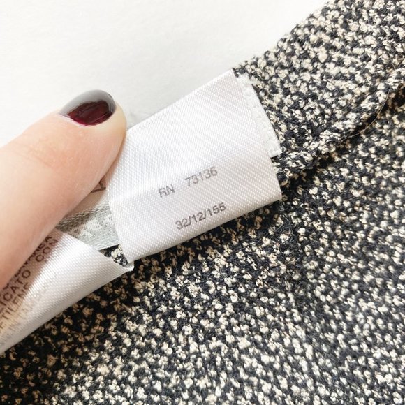 MaxMara Wool Side Button Trouser Pants Size 12 - Picture 4 of 6